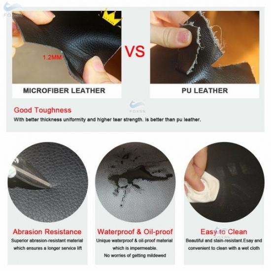Brown Leather Door Panel Armrest Cover For Mitsubishi Outlander 16-18 NEW 4Pcs
