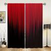 JIT 2pcs Abstract Gradient Blackout Curtain Design Window Drapes Living Room Rod Pocket Curtains