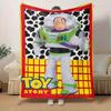 1pc, Toy Story Buzz Lightyear Space Ranger Blanket Home Decor, Couch, Outdoor, Gift Idea, Flannel, Bedroom, Living Room, Travel, Camping, Car Use