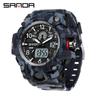 Sanda 3169 Multifunctional Youth Electronic Watch for Boys, Girls, Men & Women - Creative Wristwatch