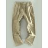 Men's Casual Pants with Elastic Waistband and Drawstring, Fashion Versatile Sports Pants, Trendy Brand