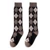 Süße Karotten-Streifen-Socken Streetwear Elastisch Britischer Stil Lange Socken Akademische Atmosphäre Harajuku JK Strümpfe Damen Lolita