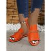 Oversized Flat Slippers with Crocodile Pattern Chain Casual Shoes for Women