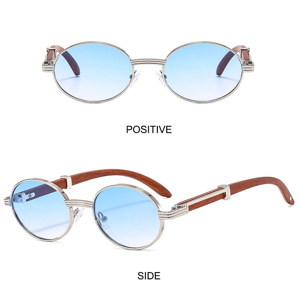 Classic Oval Sun Glasses Luxury UV400 Shades Fashion Vintage Round Sunglasses for Women & Men