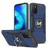 Wozinsky Ring Armor Hybrid Armored Case Cover + Magnetic Holder Samsung Galaxy A03s Blue