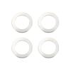 INFINAUTO Hub Centric Ring 108mm OD 78.1mm ID Car Wheel Hub Ring Aluminum Alloy Silver Tone 4pcs