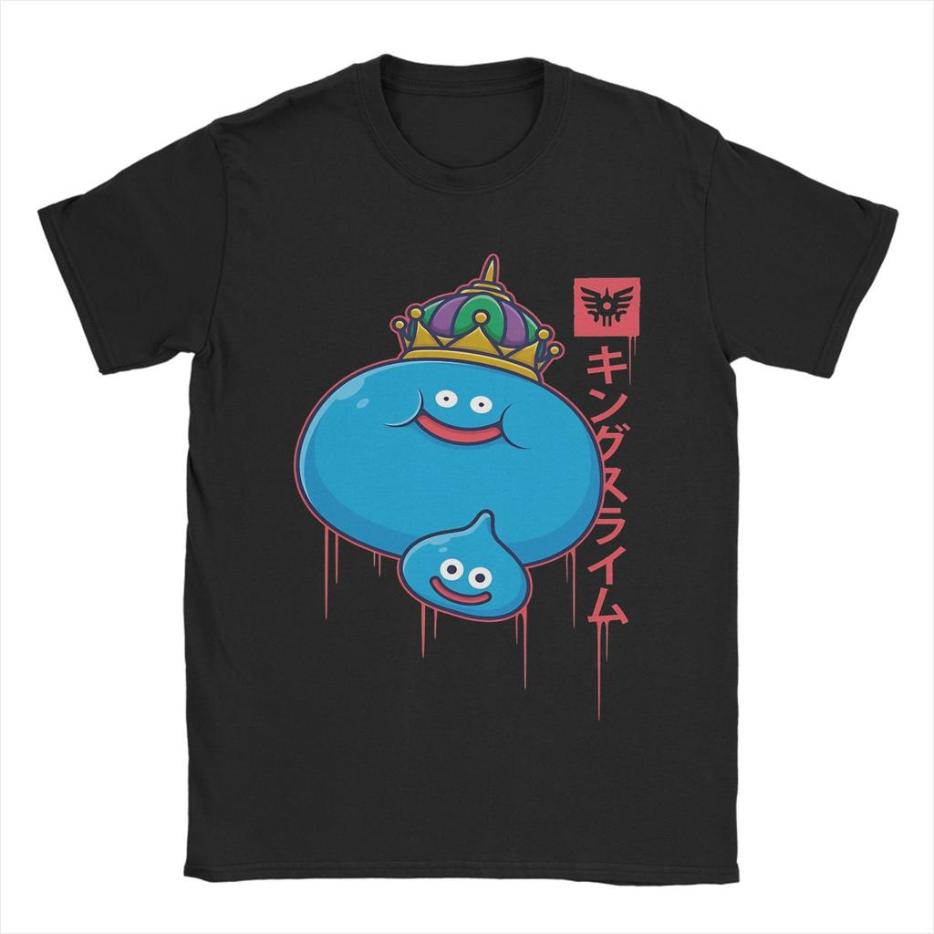 Unisex Women New Arrival Dragon Quest slime Tee T Shirt Pure Cotton Tshirts Clothing