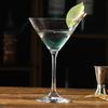 Classic Clear V-Shape Martini Glasses Set Straight-stemmed Cocktail Wine Glasses Gift for Engagement Party Work Gatherings