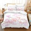 Home Textile Teddy Bear Flower Pattern Bedding Set Simple Bedspread Pillowcase Home Textile Children Adult Bedroom Decoration