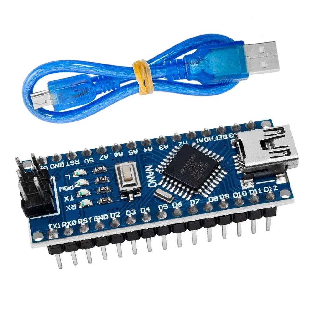 Controlador Nano 3.0 de alta calidad nano CH340 Driver USB ATMEGA328 ATMEGA328P nano Mini USB Con el bootloader para arduino