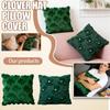 Green Embroidered Pillowcase, High-end Sofa/bedside Cushion Cover (pillow Insert Not Included)