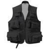 [Bassdash] Bassdash Fishing Vest, Multifunctional Mesh Vest, Ultralight, for Fishing, Hiking, Photography, Outdoor Activities, Men's (L, Black)