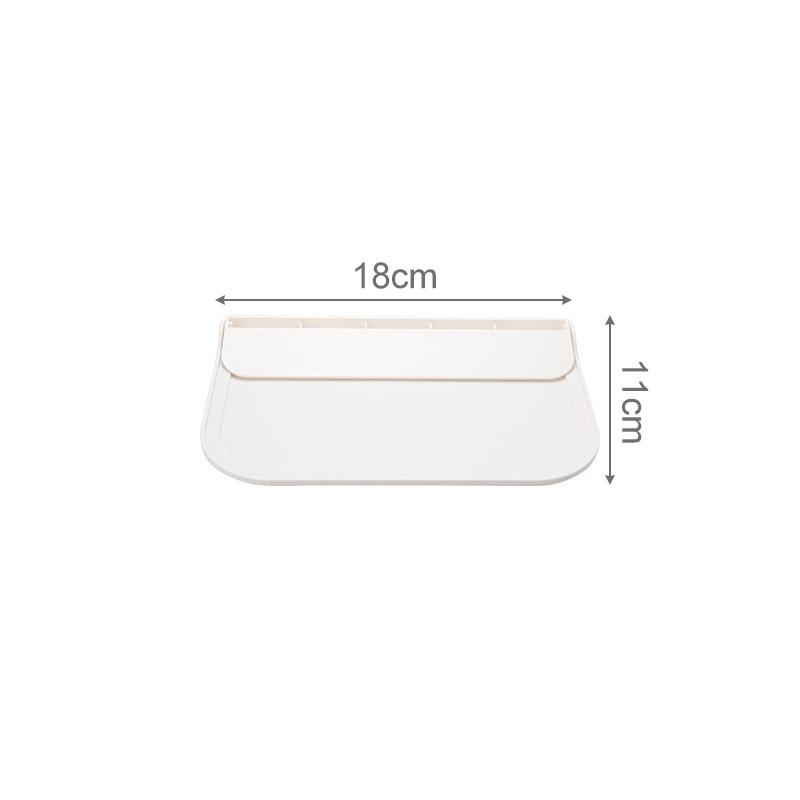 1PC Folding Wall Mounted Shelf Saving Space Foldable Storage Rack Punch-Free Phone Holder Wifi Router Storage Tray BathroomOrganizer