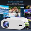 Projetor Portátil Pg510w L007 Full HD 1080p Vídeo Filme 2k 4k Android 11 Home Cinema Teatro Smart TV LED 3D Projetor de Feixe