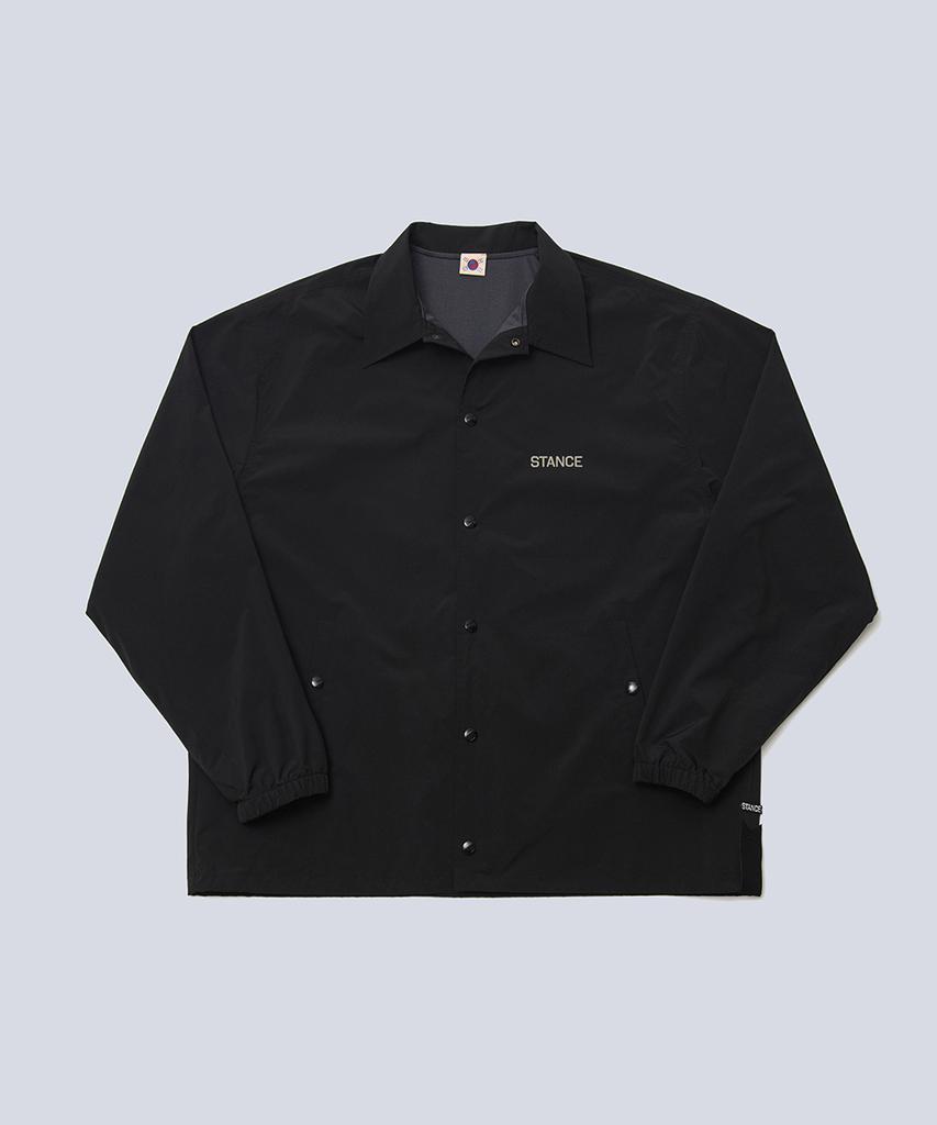 Stance Seoul Logo Coach Jacket (Black)