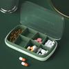 Organisateur de pilules hebdomadaire portable à 7 compartiments étanche à l'humidité et distributeur de médicaments de voyage