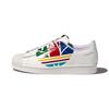 Superstar Pure J Colorful Trefoil - Cloud White Kids Sneakers Red Blue FW4008