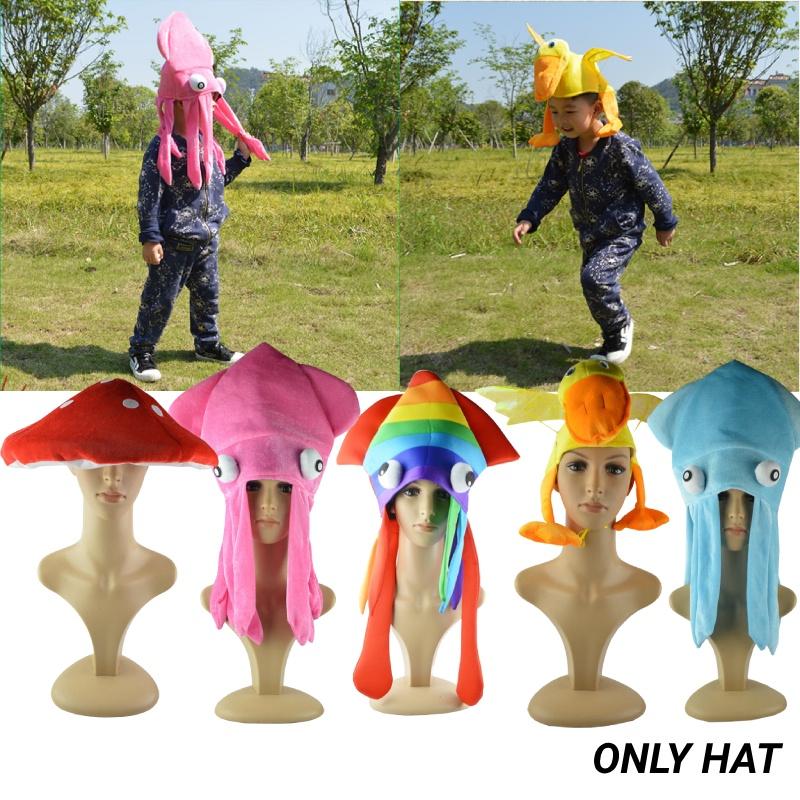 Unique Octopus Hat For Cosplay Funny And Quirky Headwear For Adults And Children