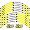 12 Streifen Motorrad Reflektierende Aufkleber Räder Moto Felgenaufkleber Dekoration Styling Schutz Felgenaufkleber Für YAMAHA T MAX