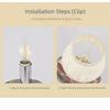 Beige Lamp Covers Nordic Style Indoor Lighting New Lamp Shade  Home Decoration