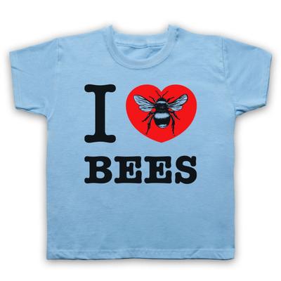 Ich Liebe Bienen Tierschützer Rettet die Tiere Honig Kinder Kind T-Shirt