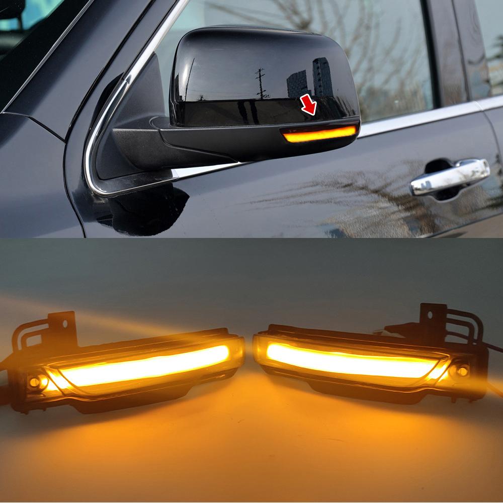 2pcs Dynamic Blinker Side Mirror Light Indicator For Jeep Grand Cherokee