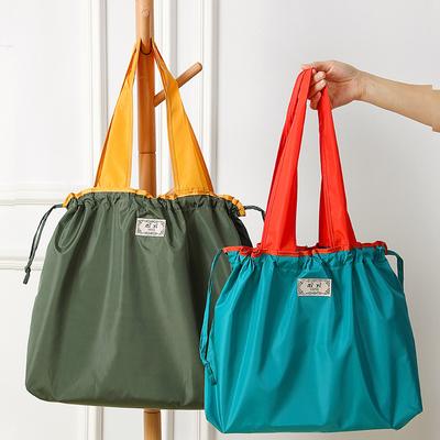 Environmentally Friendly Shopping Bag, Foldable One Shoulder Carrying Bag, Portable Supermarket Grocery Bag