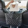 1PC Car Seat Back Storage Bag Large Capacity PU Leather Center Console and Armrest Box Storage Bag