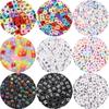 100/200pcs Many Kinds Acrylic Number Alphabet Square Beads for DIY Bracelet Necklace Jewelry Making