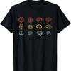 Neurovetenskap retro grafisk hjärnforskning för neurolog T-shirt