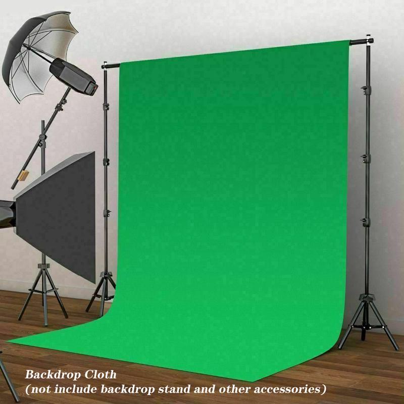 Green Cotton Photo Background Studio Photography Screen Chromakey Backdrop Cloth