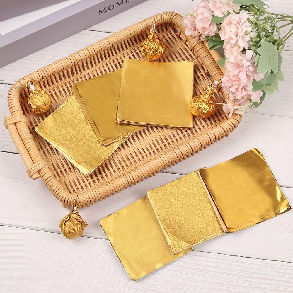 Gilded Decoration Wedding Party Supplies Aluminum Foil Package Paper Wrapping Paper Candy Chocolate