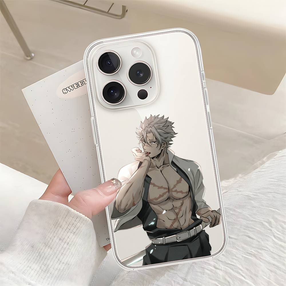 S-Sanemis G-Giyuus Phone Case For Iphone17 16 15 11 13 14 Pro Max 7 8 Plus X Xr Xs Max Se2020 12mini Transparent Cov
