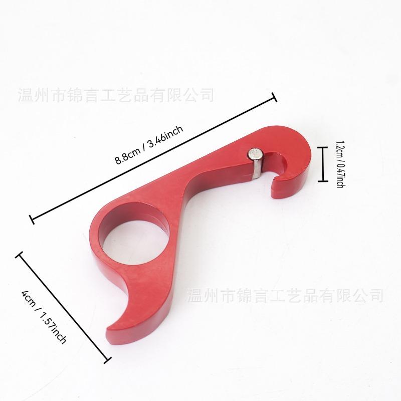 One-handed Bottle Opener Outdoor One-handed Bottle Opener Magnetic Metal Bottle Opener