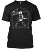 Da Vinci Vitruvian Guitar Man T-Shirt Made In the USA Size S To 5XL