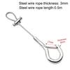 New Stainless Steel Wire Rope Adjustable With Locking Retractable Fastening Lighting Hanging Wire