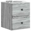 Wall Mounted Nightstand Grey Sonoma 34.5 X 33 X 40 Cm