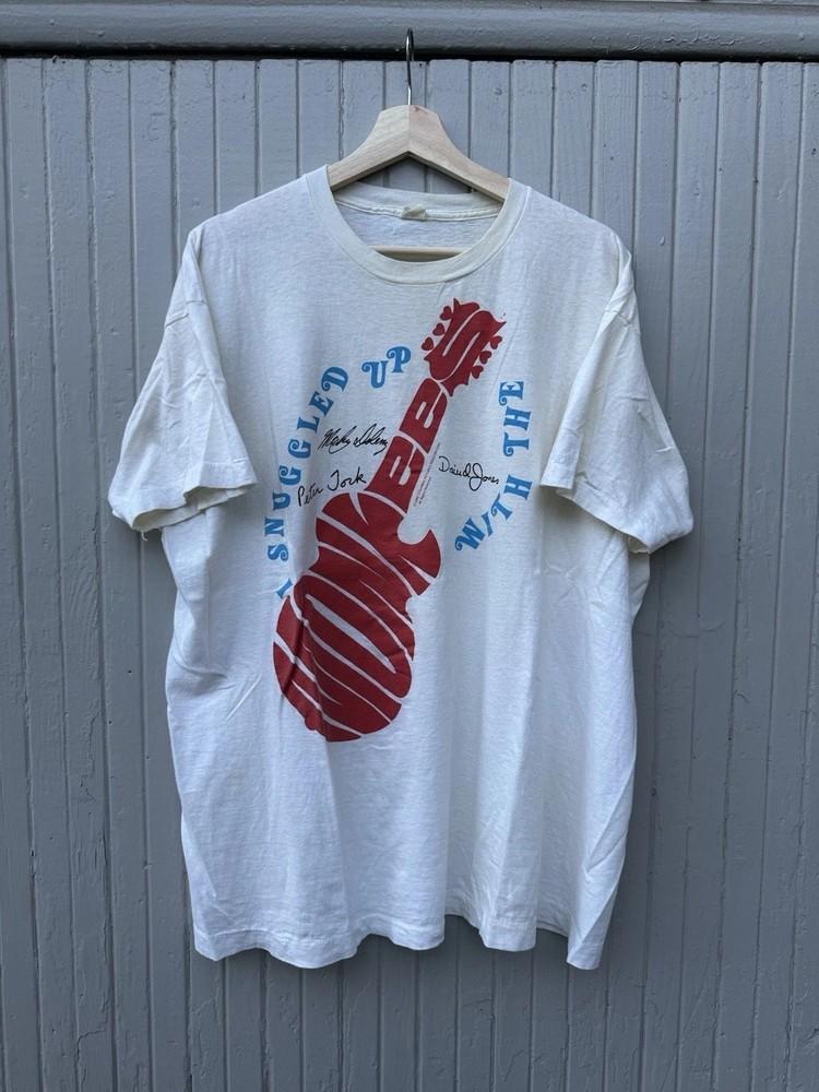 Vtg 1980’s The Monkees Band Black Gift For Fans White Shirt S to 5XL TU473 Unisex T-Shirt