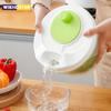 Salad Spinner Dryer Vegetable Fruit Food Drain Basket Dehydrator Quick Washing Drying Manual Centrifuge Kitchen Household Tool