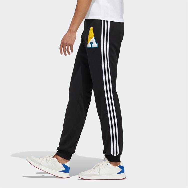 adidas Casual Neo Joggers with Drawstring Men Bottoms Black EI4752