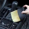 Clean The Dust Inside The Car with A Soft Bristled Brush, Wash The Car Tools, and Clean The Dirt with A Brush On The Air Outlet