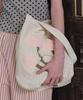 Funfromfun Tape Flower Bag, Cream