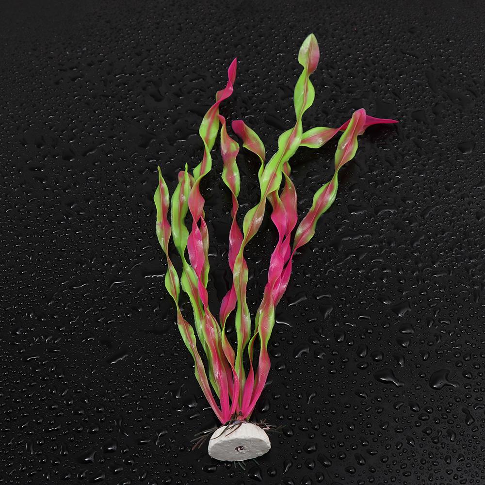 30cm Ornament Decoration Aquatic Plastic Water Grass Artificial  Plants Fish Tank