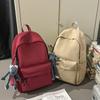 Student Schoolbag, College Student Simple and Fashionable Large-capacity Junior High School Student Backpack, High-value Backpack