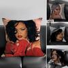 RRihanna Famous Cushion Cover Pillowcase Ultra Soft Skin Friendly Fabric Cloud Like Comfort Concealed Zipper