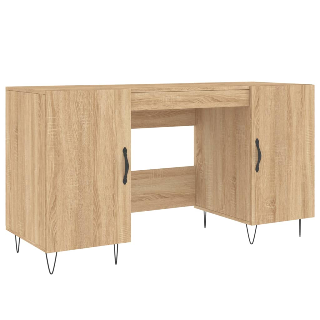 Schreibtisch Sonoma-Eiche 140x50x75 cm Spanplatte