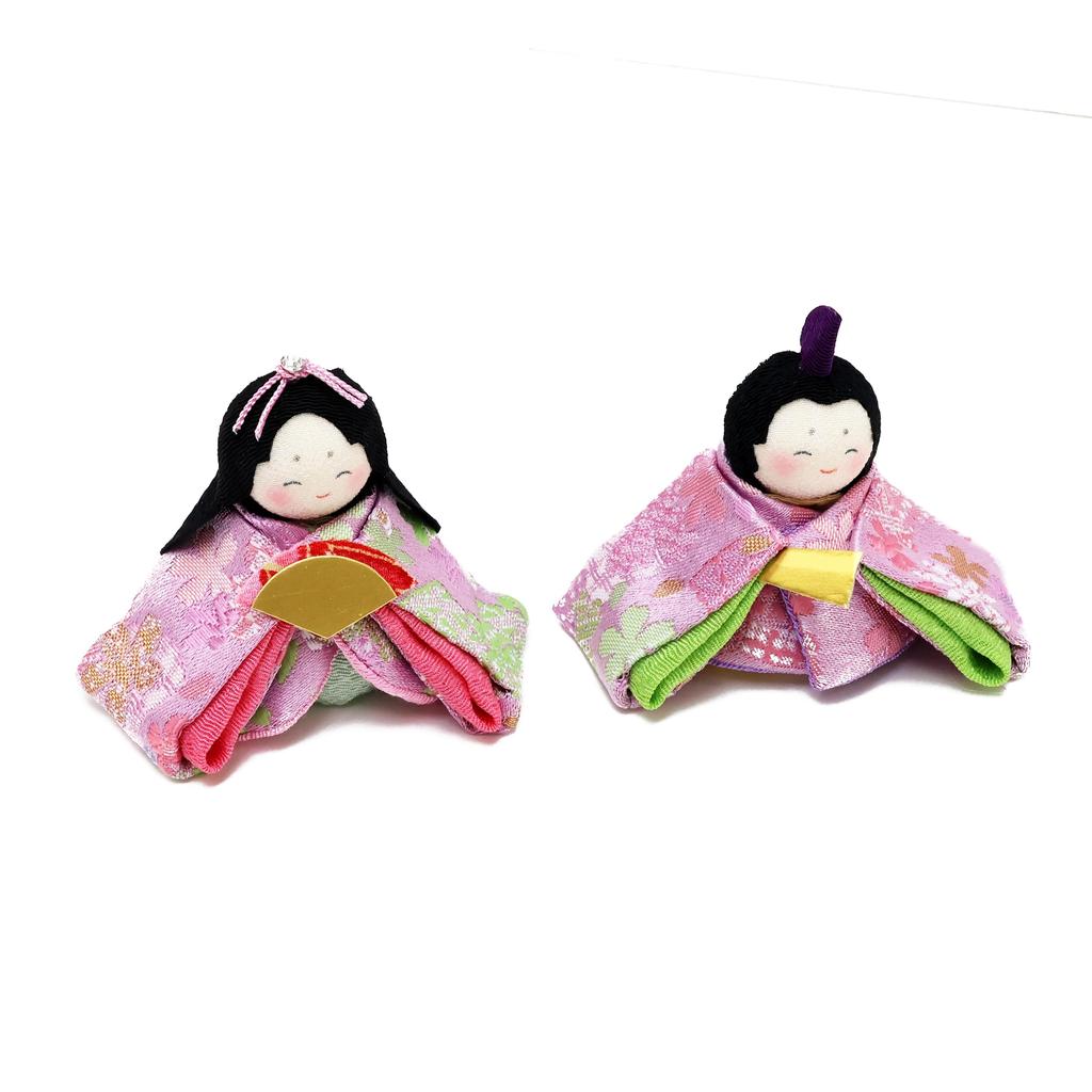 Osaka Choseido Hina Compact Mini Hina Hinamatsuri Chirimen Elegant Poterie Hina Doll Frame Decoration Dolls, Dolls, Dolls, Craft,