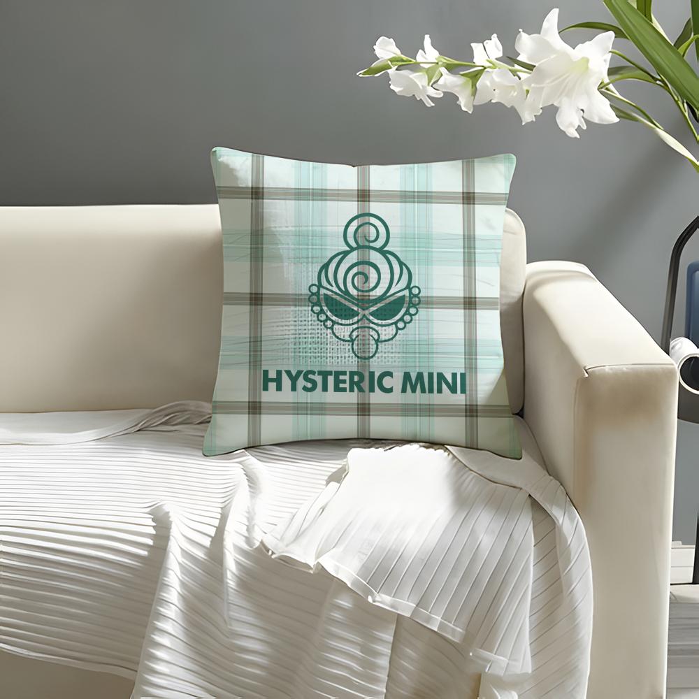Cool Hhysteric Cute Mini Pillow Case Natural Linen Organic Fabric DoubleSided Printing Sofa Home Decor Cushion Cover
