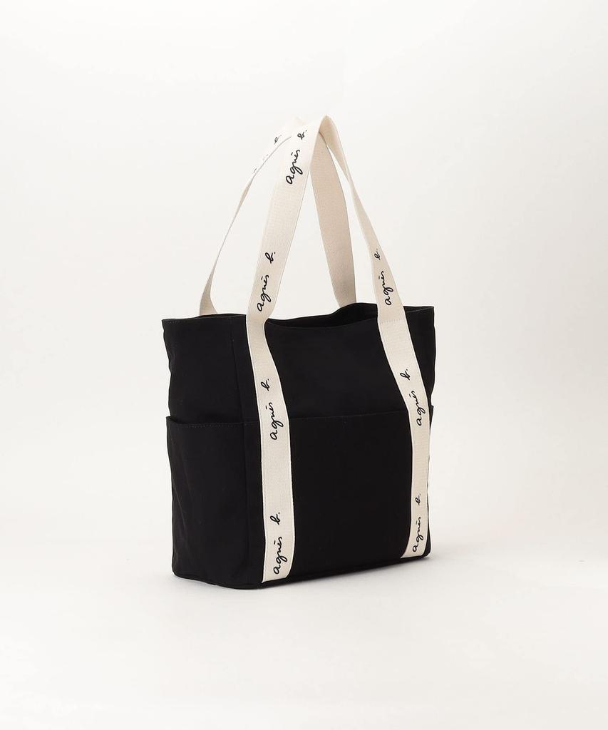 Tote Web Free Black X White [agnes B.] Bag, Exclusive, SAS22-02, Women's, Size,