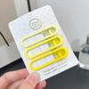 New Seamless Hair Clip Women Acetate Sheet No Bend Bangs Clip Duckbill Clip Hairpins Hair Styling Tool Women Girls